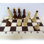 Шахматы большие лакированные недорогие Гроссмейстерские круглая цена